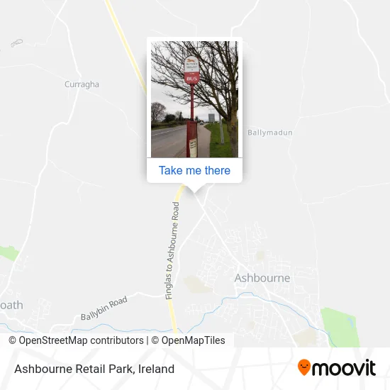 Ashbourne Retail Park map