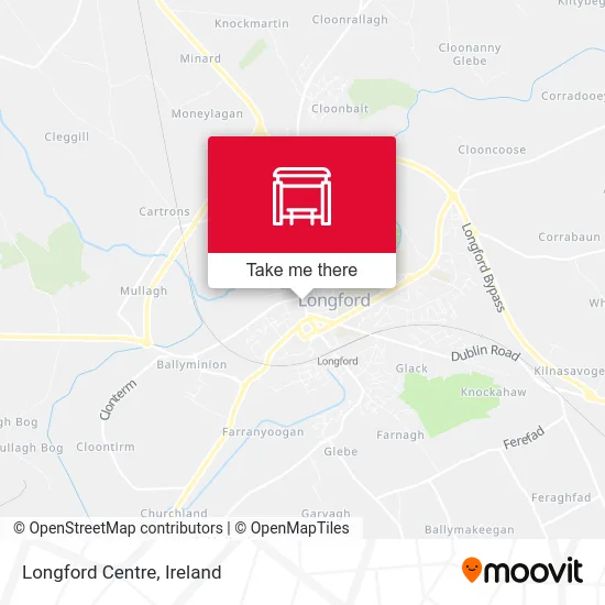Longford Centre map