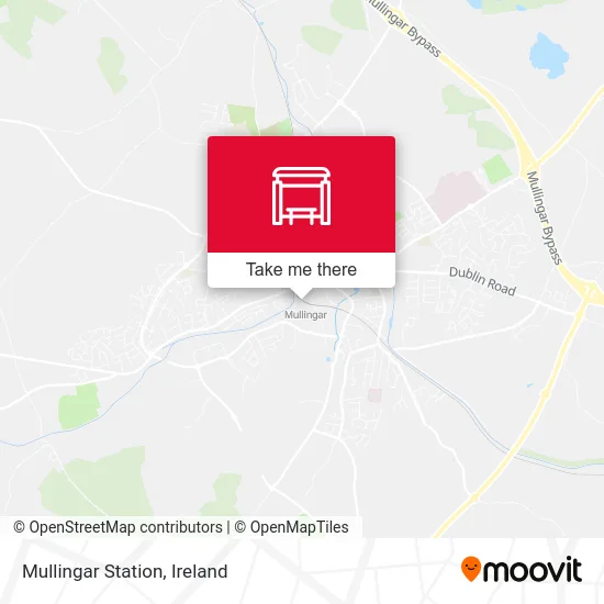 Mullingar Station map