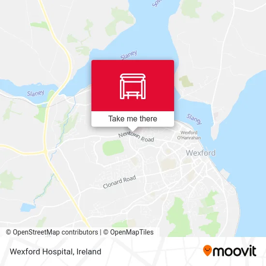 Wexford Hospital map