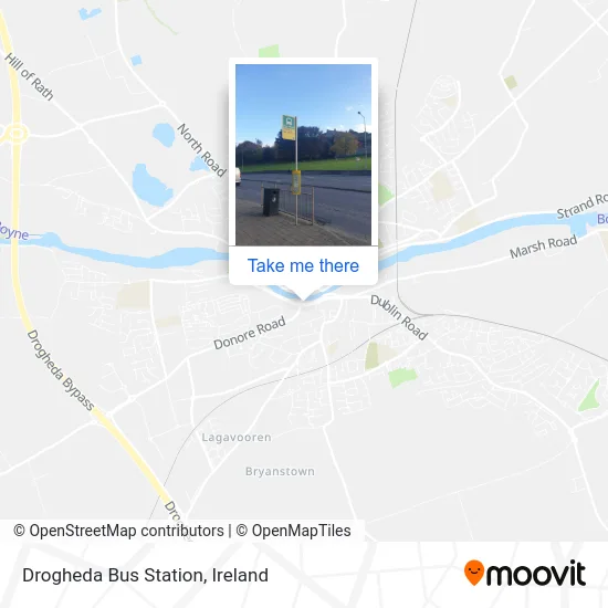 Drogheda Bus Station map