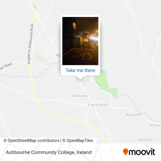 Ashbourne Community College map