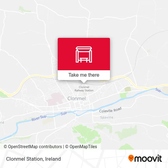 Clonmel Station map