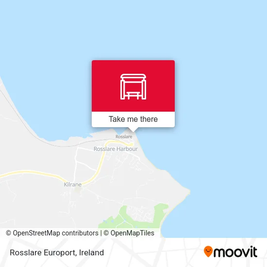 Rosslare Europort map