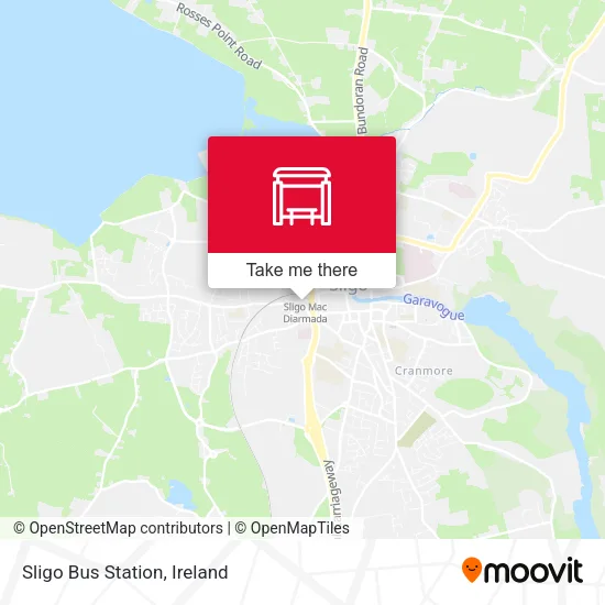 Sligo Bus Station map