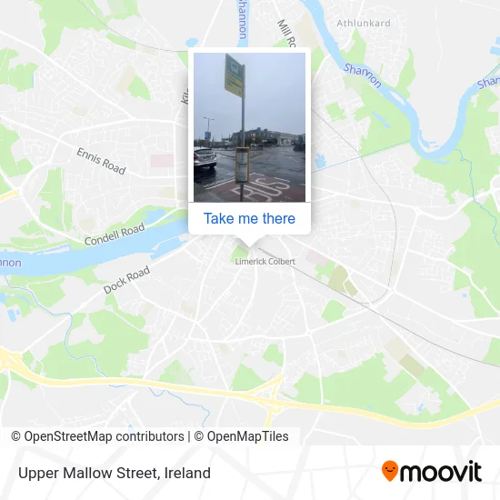 Upper Mallow Street map