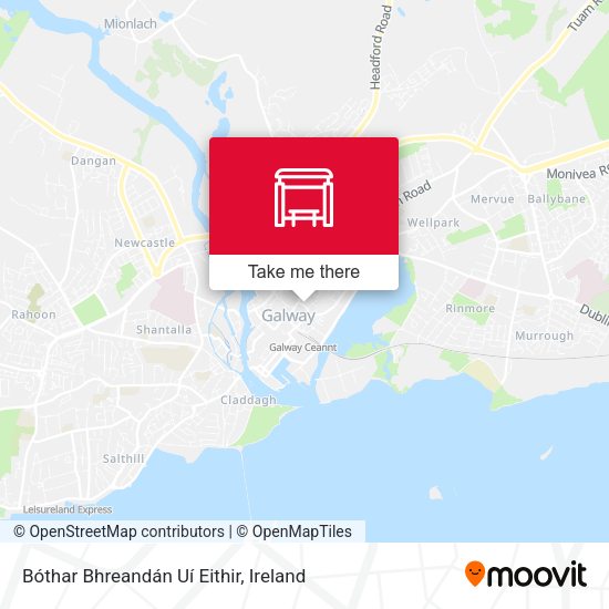 Bóthar Bhreandán Uí Eithir map