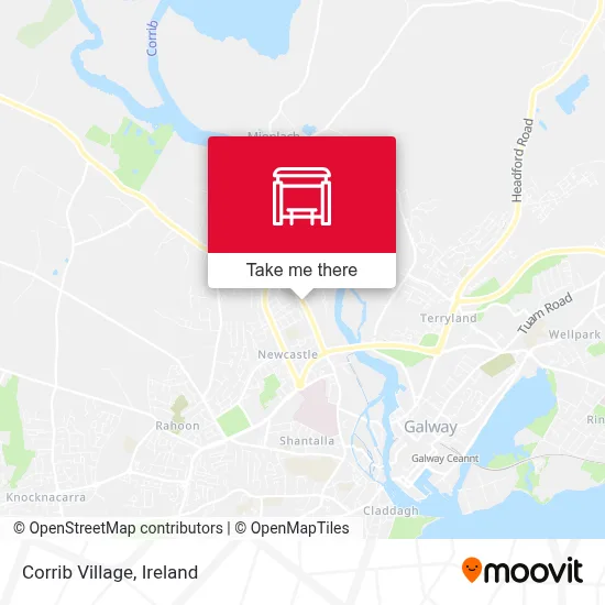 Corrib Village map