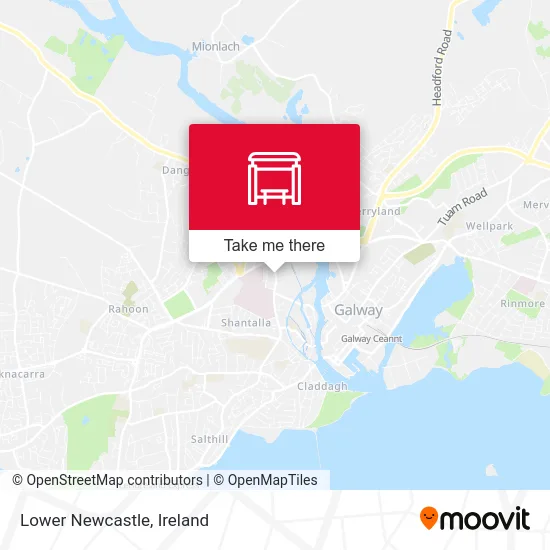 Lower Newcastle map