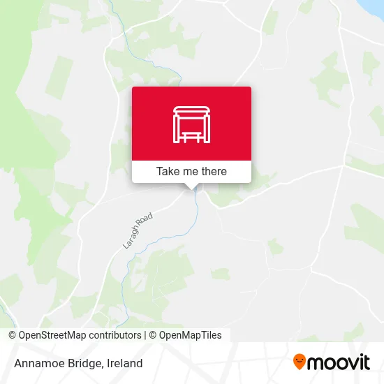 Annamoe Bridge map