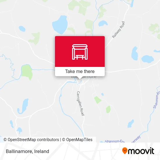 Ballinamore map