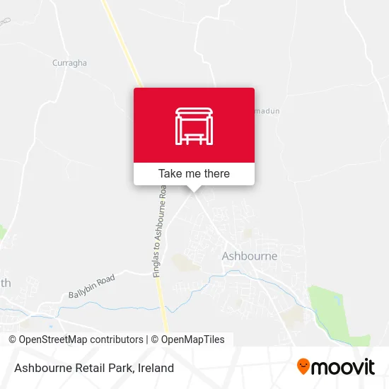 Ashbourne Retail Park map