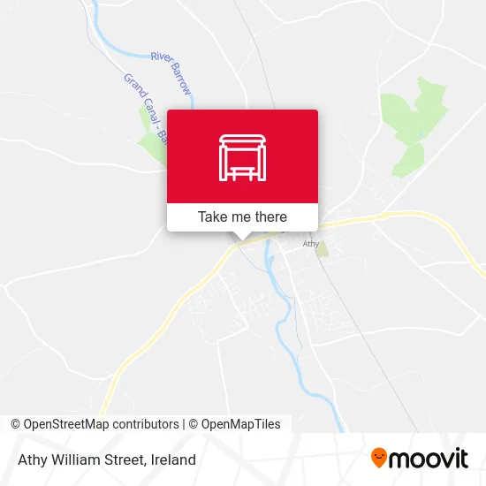 Athy William Street map