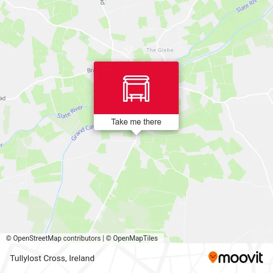 Tullylost Cross map