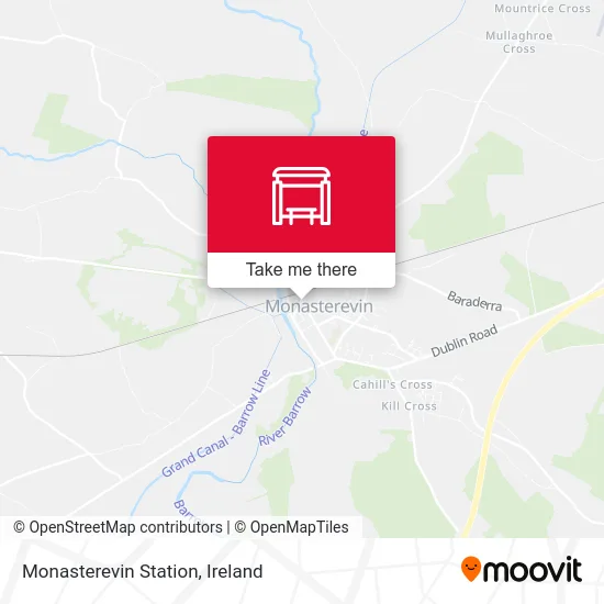 Monasterevin Station map