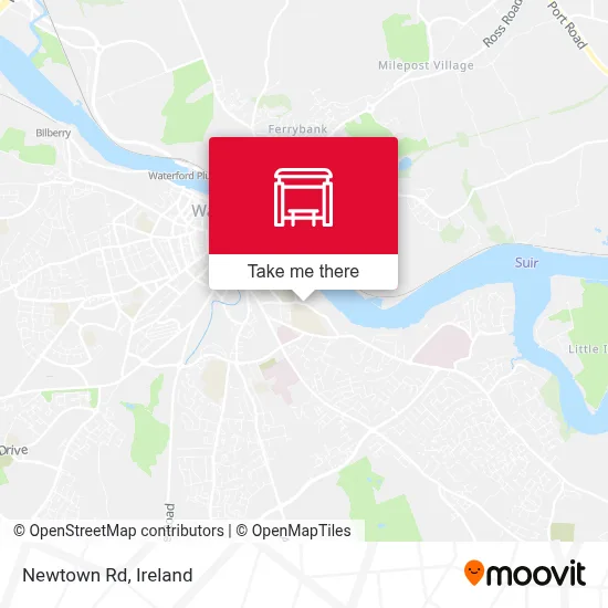 Newtown Rd map