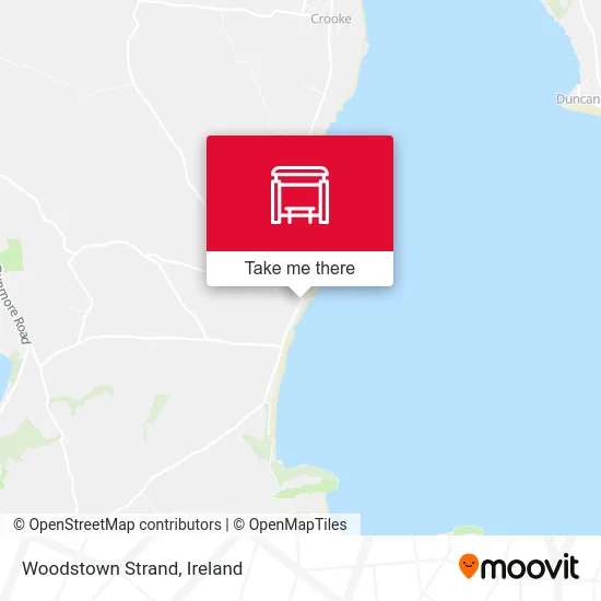 Woodstown Strand map