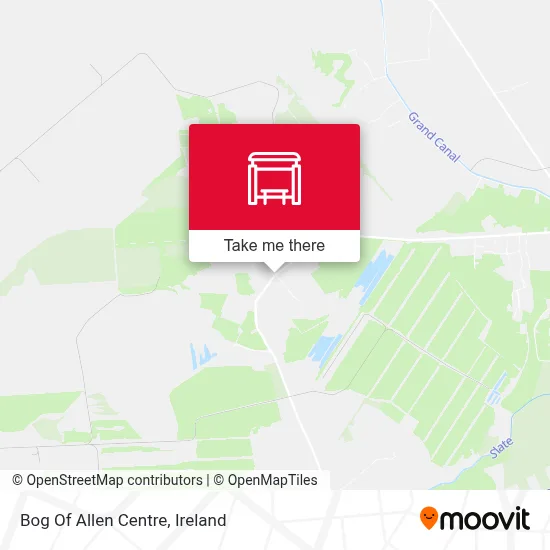 Bog Of Allen Centre map