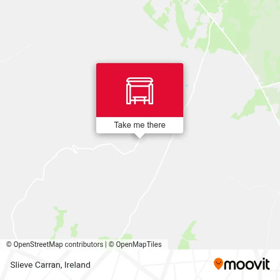Slieve Carran map