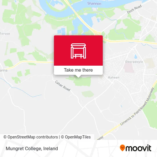 Mungret College map