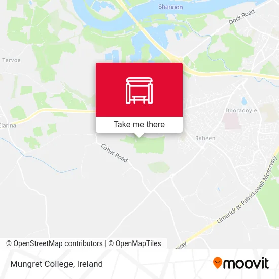 Mungret College map
