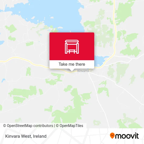 Kinvara West map
