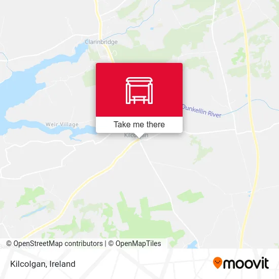 Kilcolgan map
