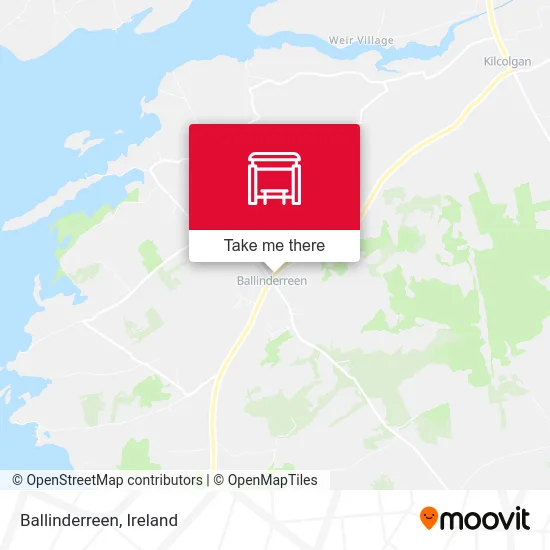 Ballinderreen map