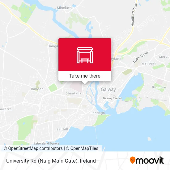 University Rd (Nuig Main Gate) plan
