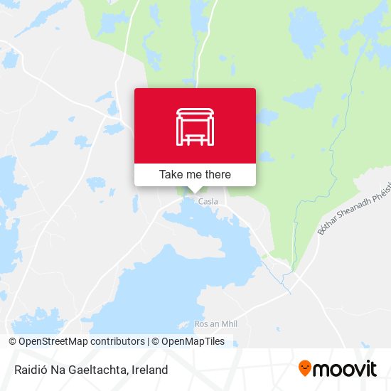 Raidió Na Gaeltachta map