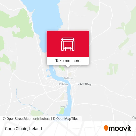 Cnoc Cluain map