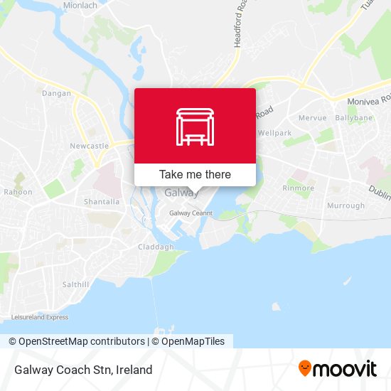 Galway Coach Stn map