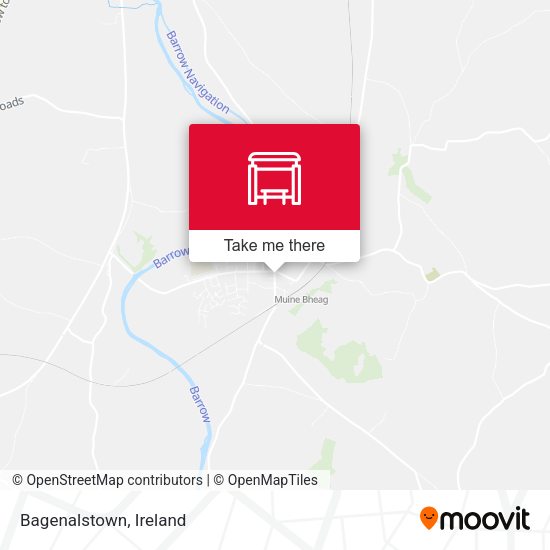 Bagenalstown map
