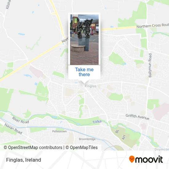 Finglas map