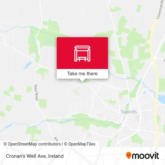 Cronan's Well Ave map