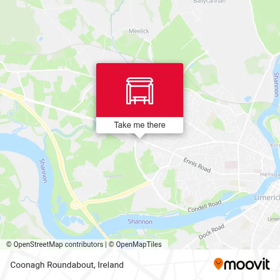 Coonagh Roundabout map