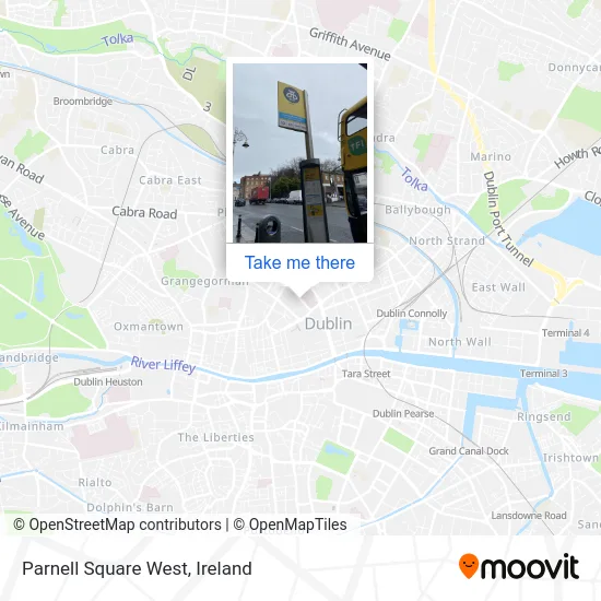 Parnell Square West map