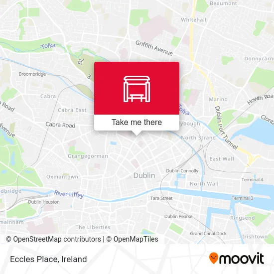 Eccles Place map