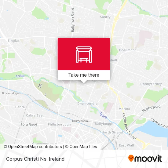 Corpus Christi Ns map