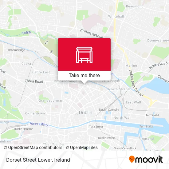 Dorset Street Lower map