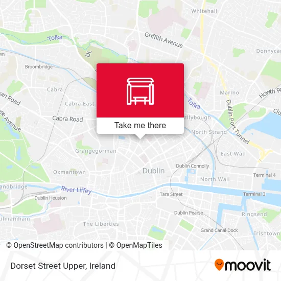 Dorset Street Upper map