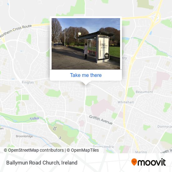 Ballymun Road Church map