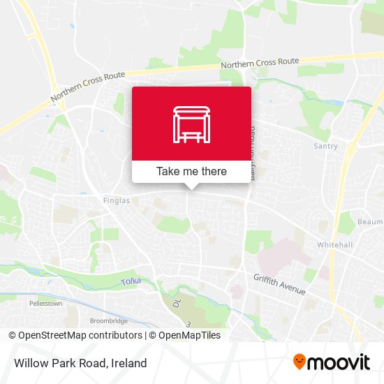 Willow Park Road map