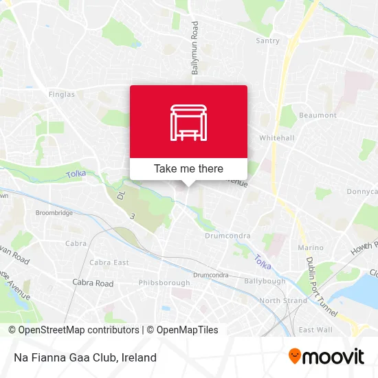 Na Fianna Gaa Club map