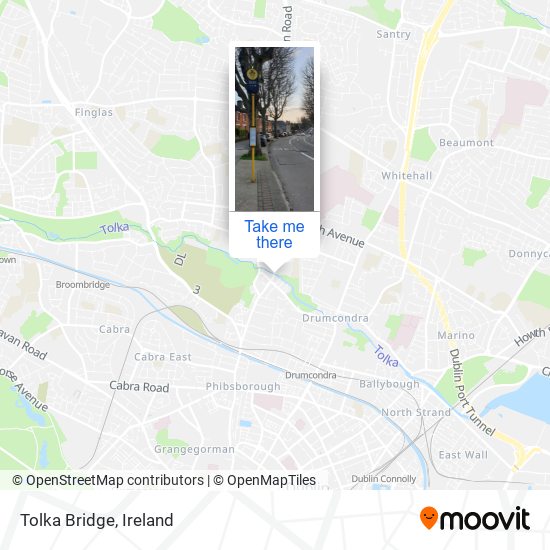 Tolka Bridge map