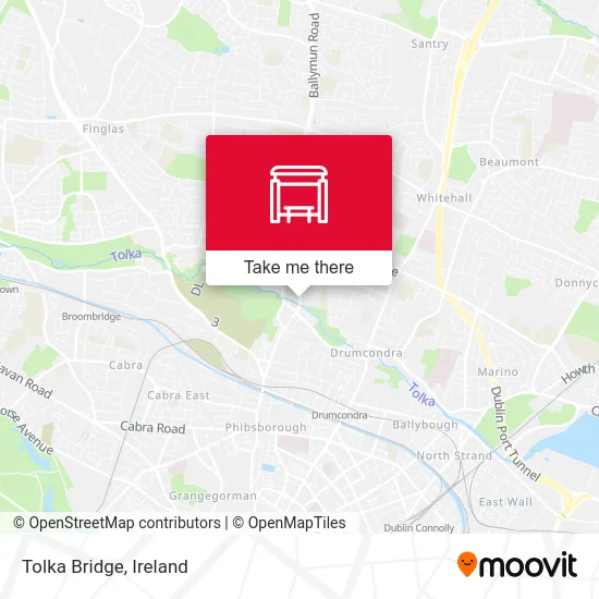Tolka Bridge map