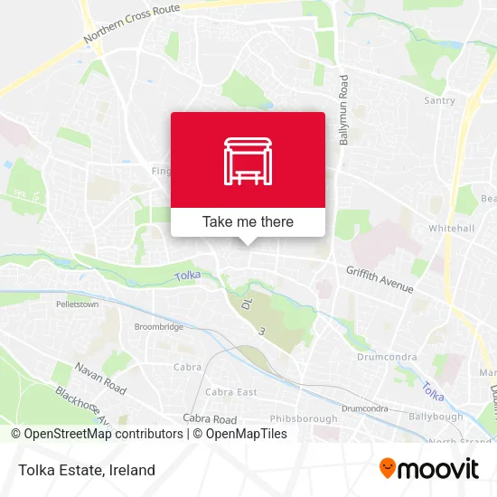 Tolka Estate map
