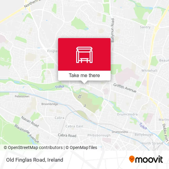 Old Finglas Road map