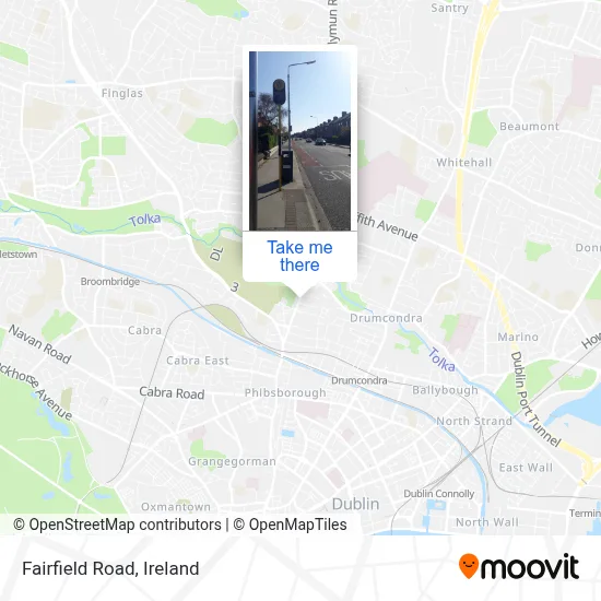 Fairfield Road map