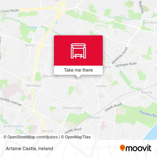 Artaine Castle map